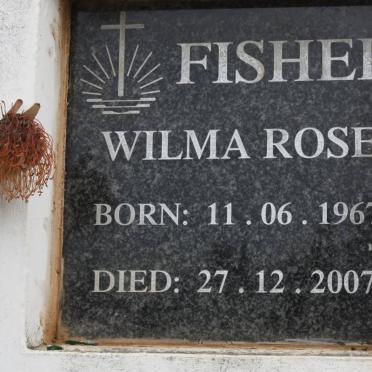 FISHER Wilma Rose 1967-2007