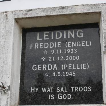 LEIDING Freddie 1933-2000 &amp; Gerda 1945-