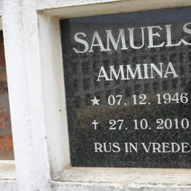 SAMUELS Ammina 1946-2010