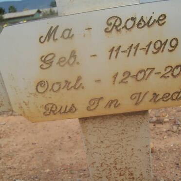 ? Rosie 1919-2000