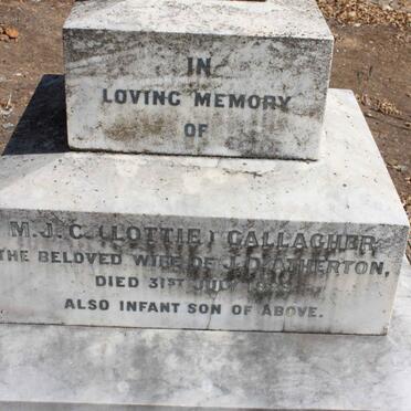 ATHERTON M.J.C. nee GALLAGHER -1899