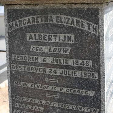 ALBERTIJN Margaretha Elizabeth nee LOUW 1848-1921