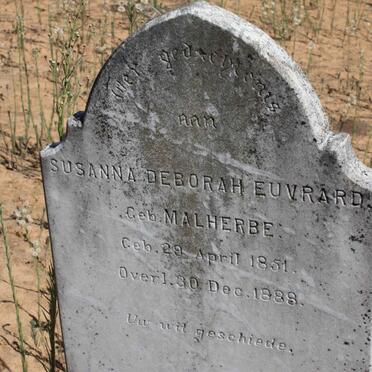 EUVRARD Susanna Deborah nee MALHERBE 1851-1888