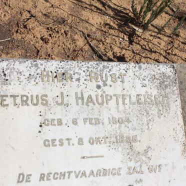 HAUPTFLEISCH Petrus J. 1804-1888