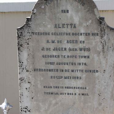 JAGER Aletta, de 1876-1895