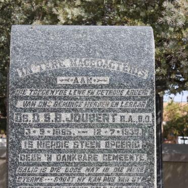 JOUBERT D.S.B 1885-1935
