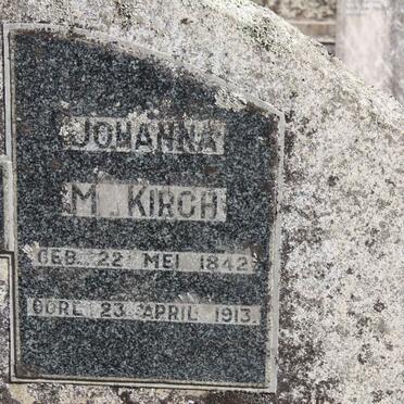 KIRCH Johanna M. 1842-1913