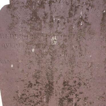 LINDENBERG Frederick Adolph -1882