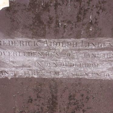 LINDENBERG Frederick Adolph -1882