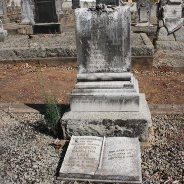 LOUW Jacobus C. 1862-1951 &amp; H. ROSSOUW 1863-1922 :: LOUW Elizabeth Magrietha nee LE ROUX 1870-1954