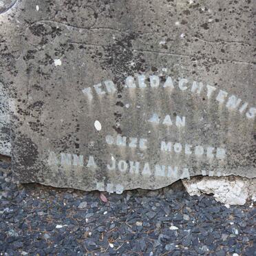 MALAN Anna Johanna, formerly JOUBERT nee MINNAAR 1815-1900