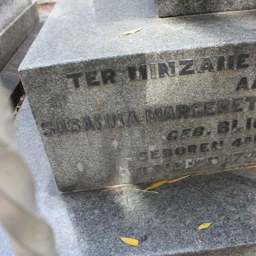 MERWE Susanna Margeretha, van der nee BLIGNAUT 1845-1932