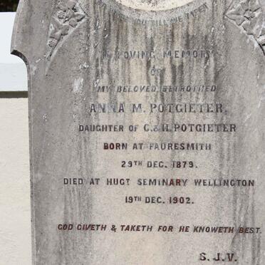 POTGIETER Anna M. 1879-1902