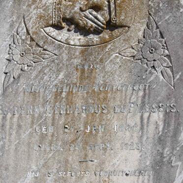 PLESSIS Barend Gerhardus, du 1846-1923 &amp; Maria Johanna LOUW 1847-1902
