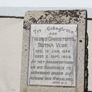 VLOK Theunis Christoffel Botha 1866-1936