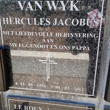 WYK Hercules Jacobus, van 1956-2012