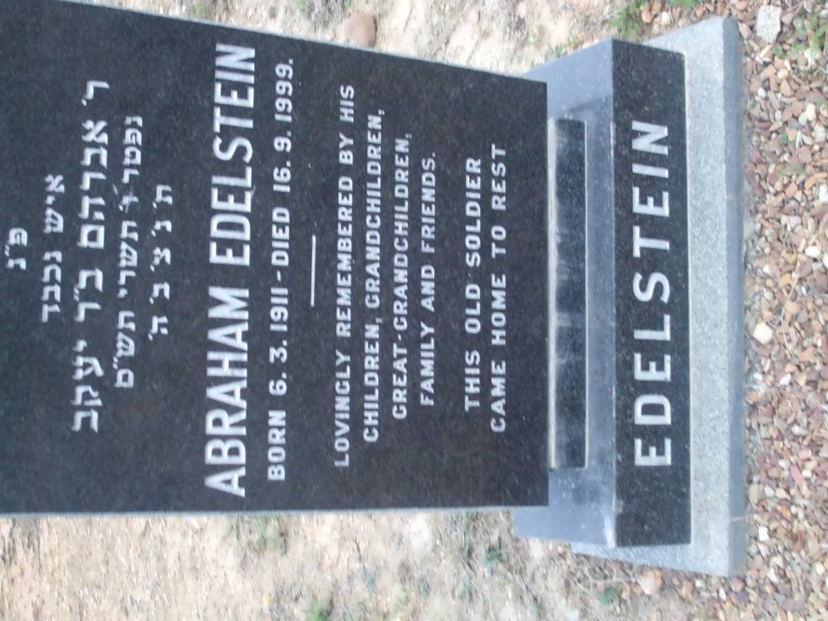 EDELSTEIN Abraham 1911-1999