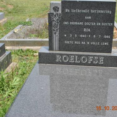 ROELOFSE Ria 1940-1986