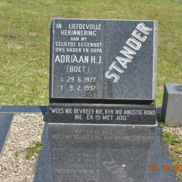 STANDER Adriaan H.J. 1927-1997