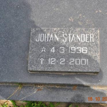 STANDER Johan 1936-2001