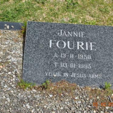 FOURIE Jannie 1950-1995