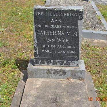 WYK Catherina M.M., van 1884-1966