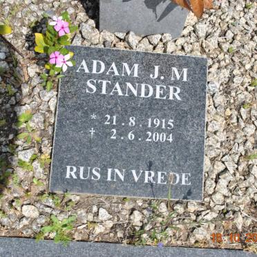STANDER Adam J.M. 1915-2004