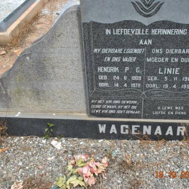 WAGENAAR Hendrik P.C. 1909-1972 &amp; Linie 1913-1991  
