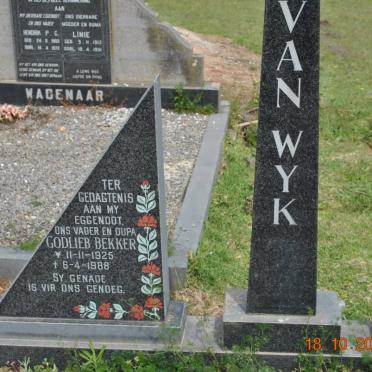 WYK Godlieb Bekker, van 1925-1988