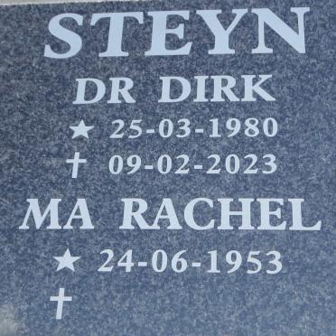 STEYN Rachel 1953- :: STEYN D.R. Dirk 1980-2023