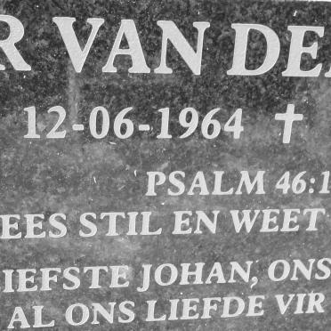 WALT S.J.R., van der 1964-2021