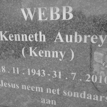 WEBB Kenneth Aubrey 1943-2010