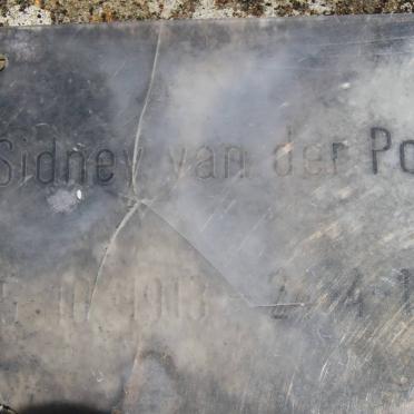 POEL Sidney, van der 1918-1982