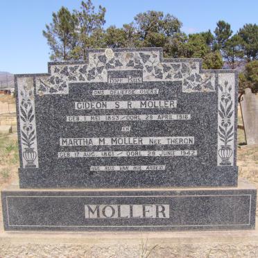 MOLLER Gideon S.R. 1853-1916 &amp; Martha M. THERON 1861-1942