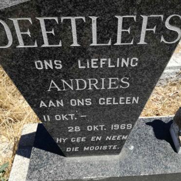 DEETLEFS Andries -1969