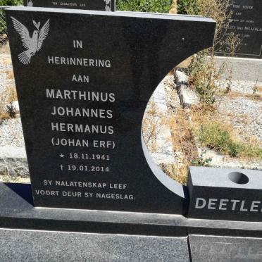 DEETLEFS Marthinus Johannes Hermanus 1941-1914