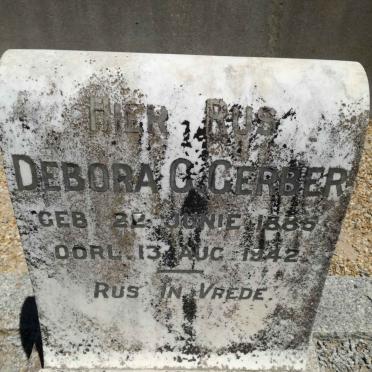 GERBER Debora G. 1885-1942