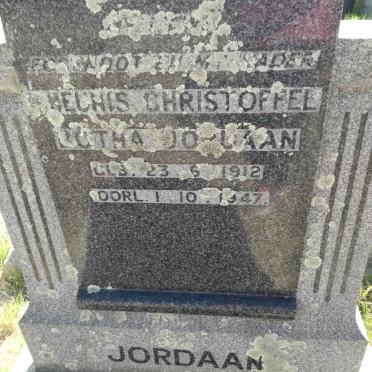 JORDAAN Theunis Christoffel Botha 1912-1947