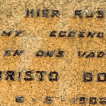 BOTHA Christo -1906