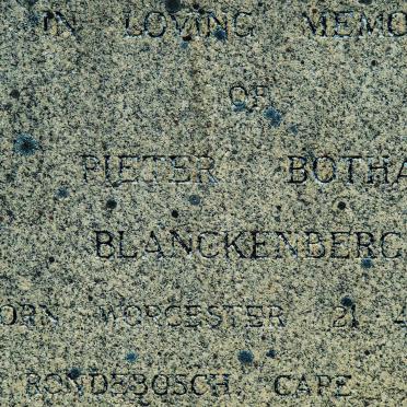 BLANCKENBERG Pieter Botha 1904-1964