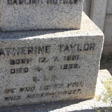 TAYLOR Catherine 1881-1956