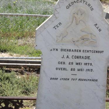 CONRADIE J.A. 1875-1913