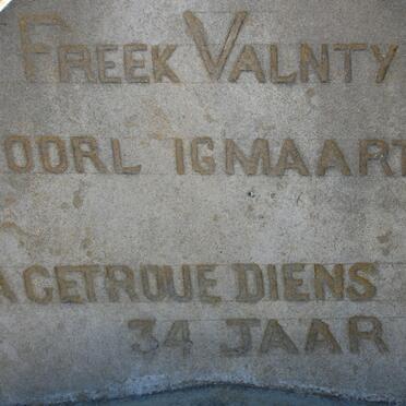 VALNTYN Freek 1952-