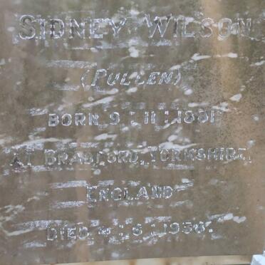 WILSON Sidney 1881-1938