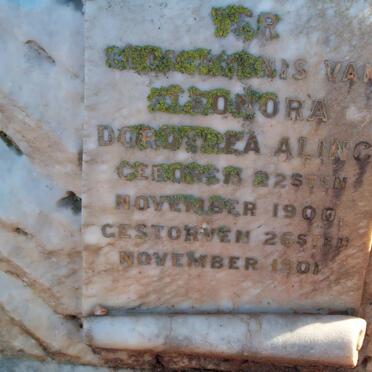 ALING Leonora Dorothea 1900-1901