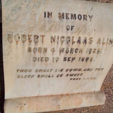 ALING Robert Nicolaas 1828-1889