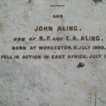 ALING John 1890-1916
