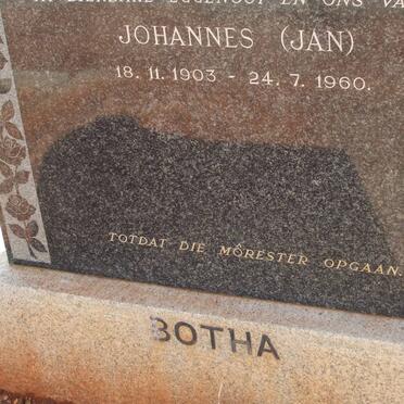 BOTHA Johannes 1903-1960