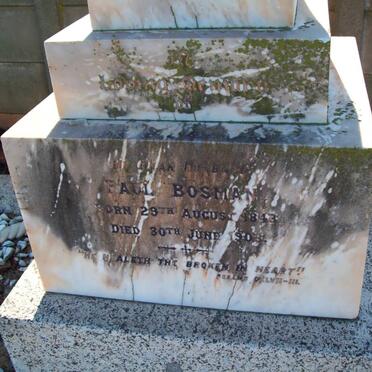 BOSMAN Paul 1843-190?