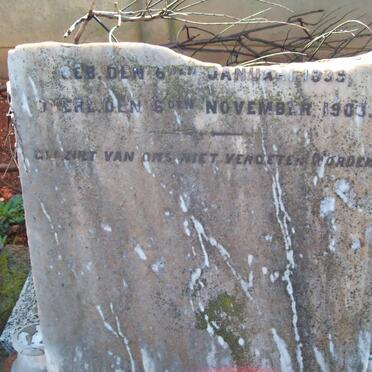 BOSMAN Hester S. nee VAN DER MERWE 1839-1903